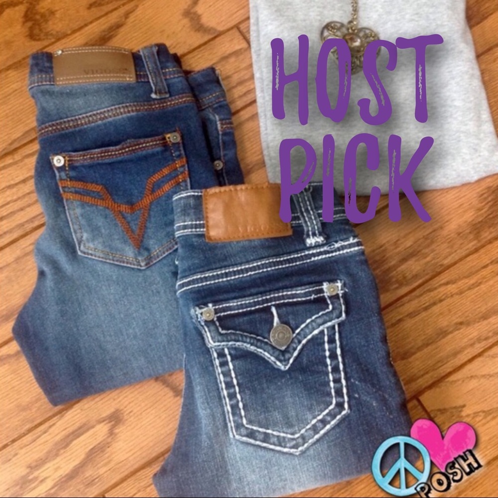 💗☮ (2) Pairs of  Girls VIGOSS Skinny Jeans 💗☮